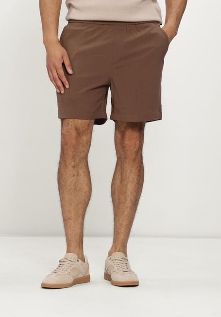 Braune PLAIN Kurze Hose TURIPL SHORTS - large