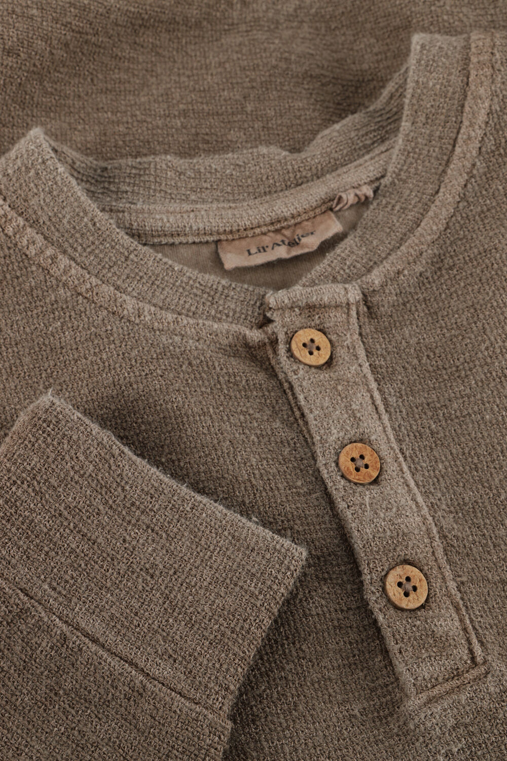 Taupe LIL' ATELIER Pullover NMMBANJO LS LOOSE SWEAT LIL - large