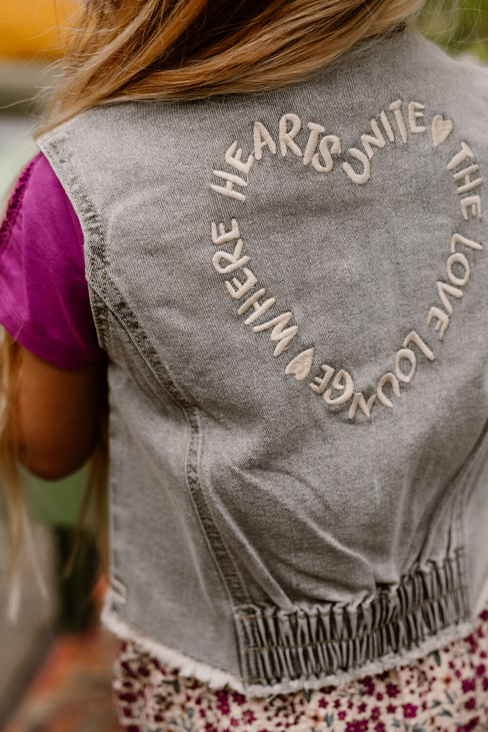 Hellgrau DAILY7 Gilet DENIM GILET - large