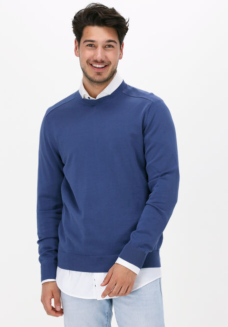 Blaue PROFUOMO Pullover PPTJ1-W - large