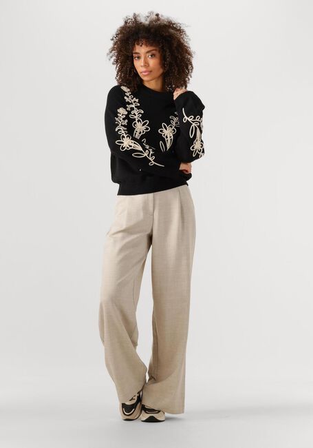 Schwarze OBJECT Pullover OBJLANEY RUBIN LS PULLOVER NOOS - large