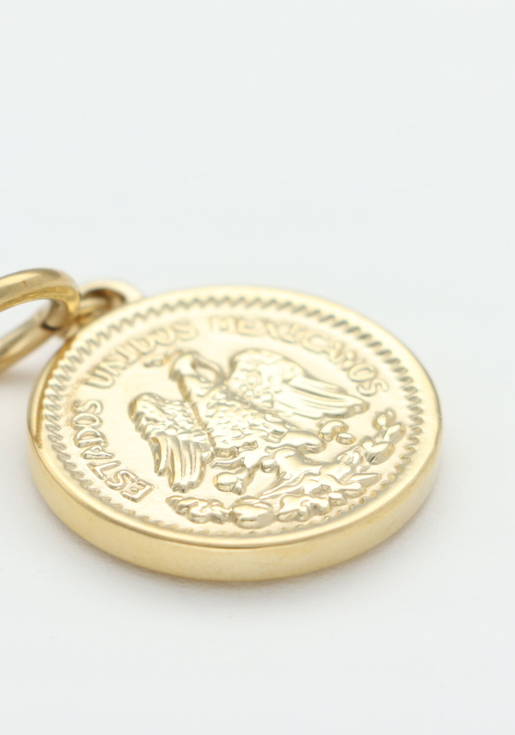 Goldfarbig BONNIE STUDIOS Ohrringe BIG COIN PENDANT - large