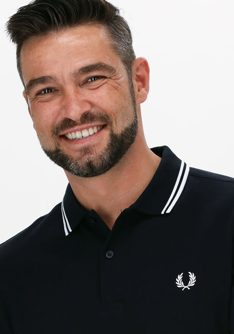 Dunkelblau FRED PERRY Polo-Shirt TWIN TIPPED FRED PERRY SHIRT - large