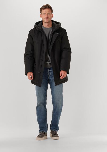 Schwarze BOSS ORANGE Parkas OSIASS1 - large