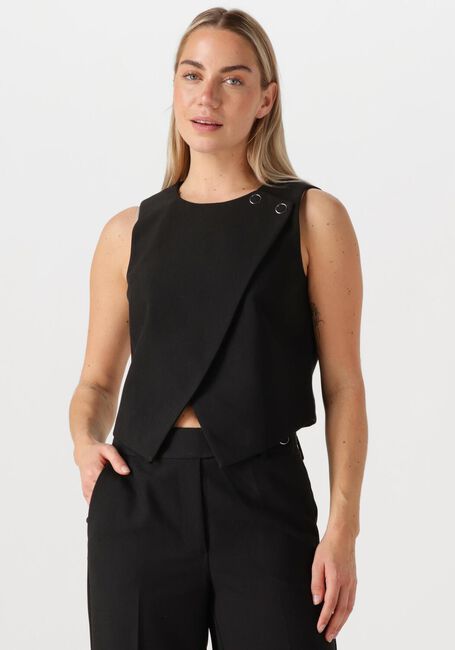 Schwarze CO'COUTURE Gilet VOLACC WRAP VEST - large