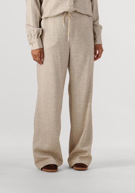 Beige NUKUS Jogginghose VERA PANTS STRASS - large