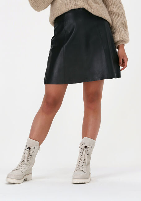 Schwarze SELECTED FEMME Minirock IBI MW LEATHER SKIRT B - large