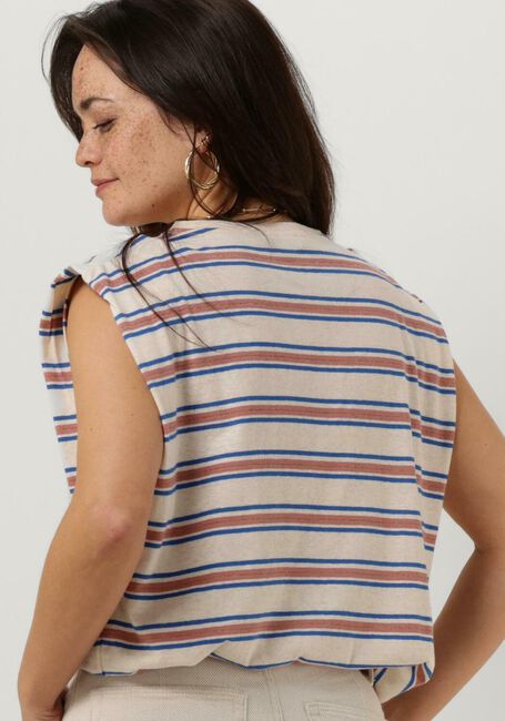Blaue BY-BAR Top DIEDE TROPICO STRIPE TOP - large