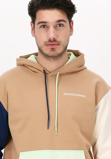 Mehrfarbige/Bunte SCOTCH & SODA Sweatshirt HOODED SWEATSHIRT IN ORGANIC C - large