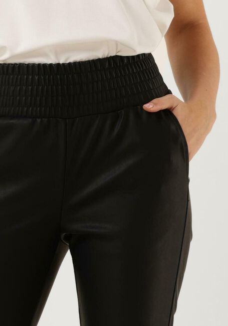 Schwarze NOTRE-V Legging LEATHER PANTS BOBBY - large