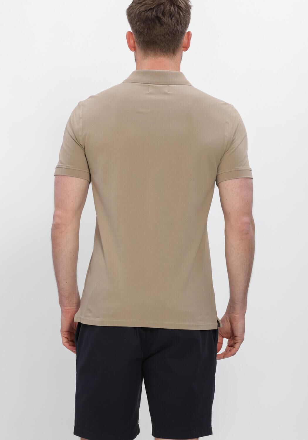 Taupe STEFANO LAURAN Polo-Shirt POLO BJORN - large