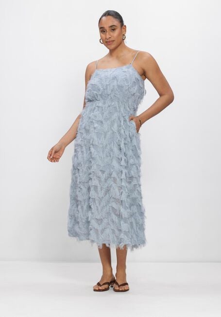 Blaue SELECTED WOMEN Midikleid SLFMYLINE REGULAR MIDI STRAP DRESS - large