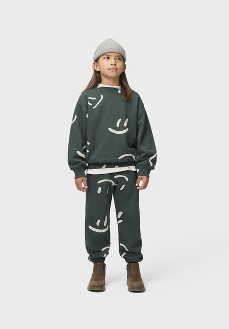 Dunkelgr&uuml;n MOLO Sweatshirt MONTI - large