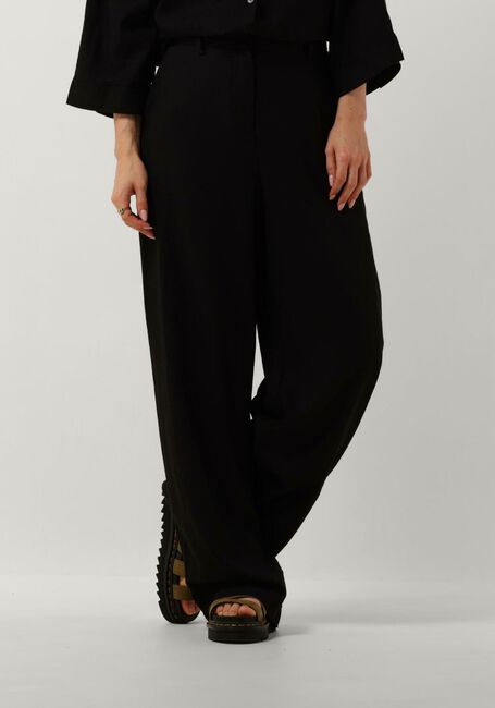 Schwarze MSCH COPENHAGEN Weite Hose MSCHJOVENE GINIA HW PANT - large