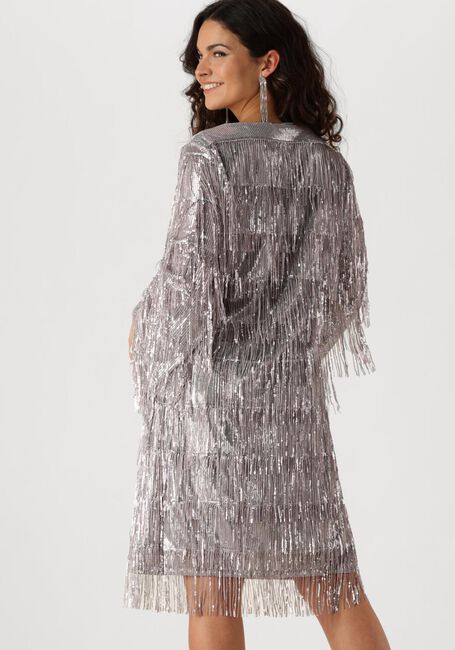 Silberne ANA ALCAZAR Minikleid PURE SEQUINS DRESS - large