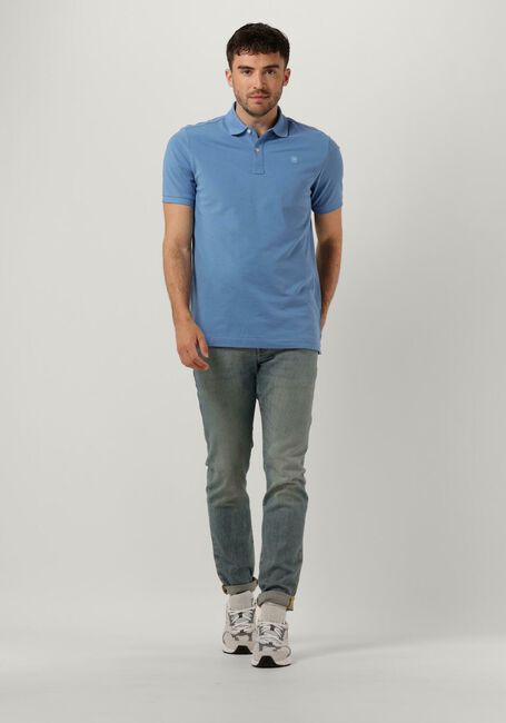 Blaue G-STAR RAW Polo-Shirt DUNDA SLIM POLO S/S - large