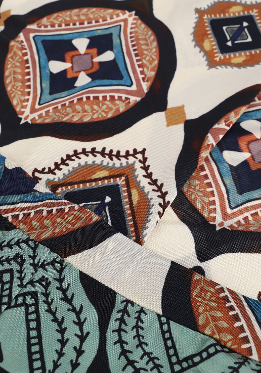 Mehrfarbige/Bunte ANA ALCAZAR Weite Hose TROUSERS &Ouml;KOTEX 100 - large