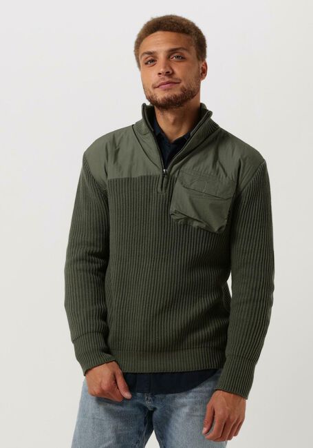 Grüne G-STAR RAW Sweatshirt ARMY HALF ZIP KNIT - large