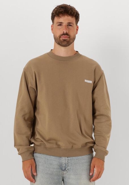 Beige WOODBIRD Pullover WBCANE HOME CREW - large