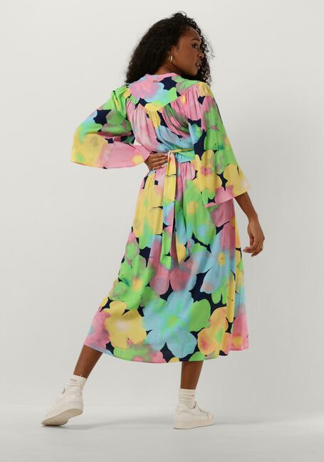 Mehrfarbige/Bunte POM AMSTERDAM Midikleid CHERRY BLOSSOM DRESS - large