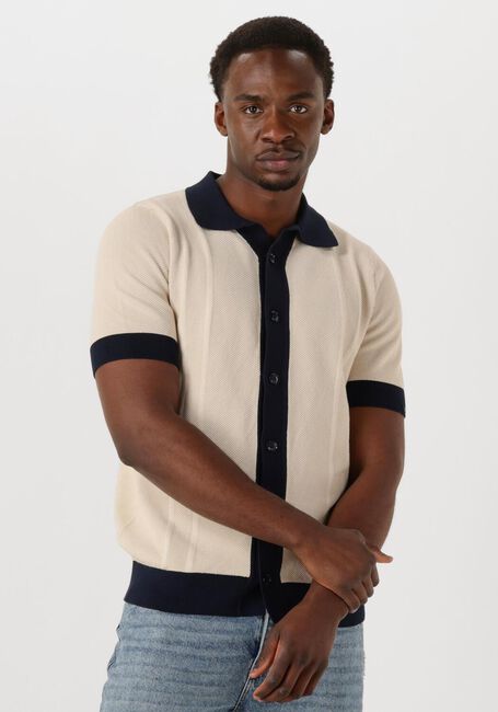 Beige BUTCHER OF BLUE Polo-Shirt RIPLEY KNIT CT SHIRT - large
