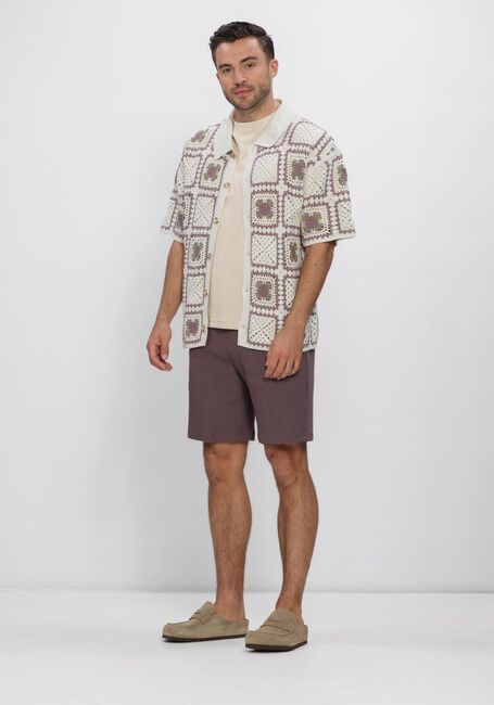 Ecru DSTREZZED Casual-Oberhemd SHANE CROCHET SHIRT - large