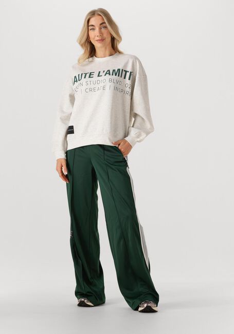 Dunkelgrün HAUTE L'AMITIÉ Weite Hose BAGGY TRACK TALL PANTS - large