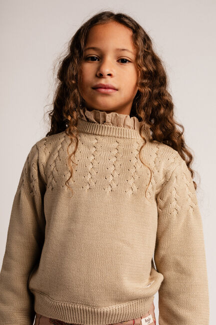 Beige BAJE STUDIO Pullover VALLON - large