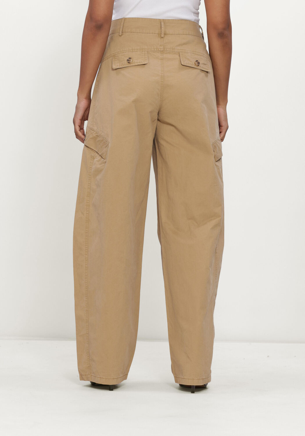 Sand CO'COUTURE Hosen EVELYNCC BARREL PANT - large