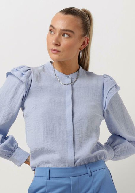 Blaue OBJECT Blusen OBJSOPHIE L/S SHIRT - large