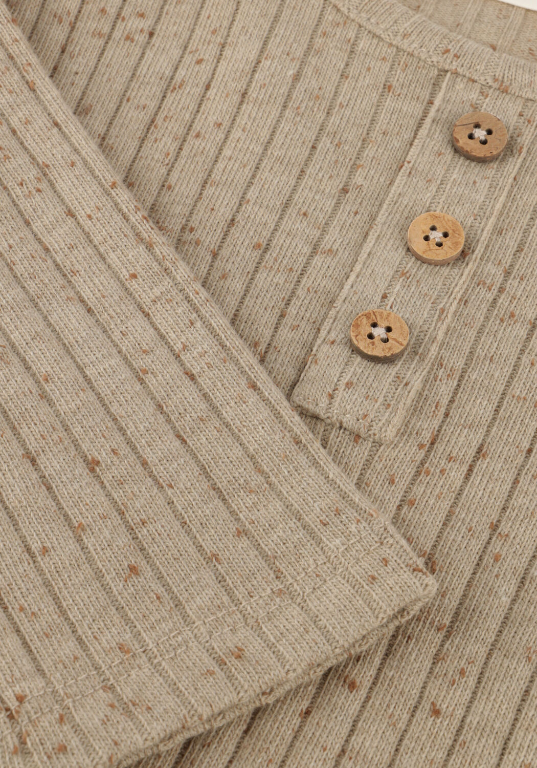 Taupe LIL' ATELIER T-shirt NMMOMILLO LS TOP LIL - large