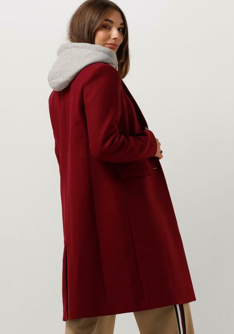 Rote TOMMY HILFIGER Mäntel WOOL BLEND CLASSIC COAT - large