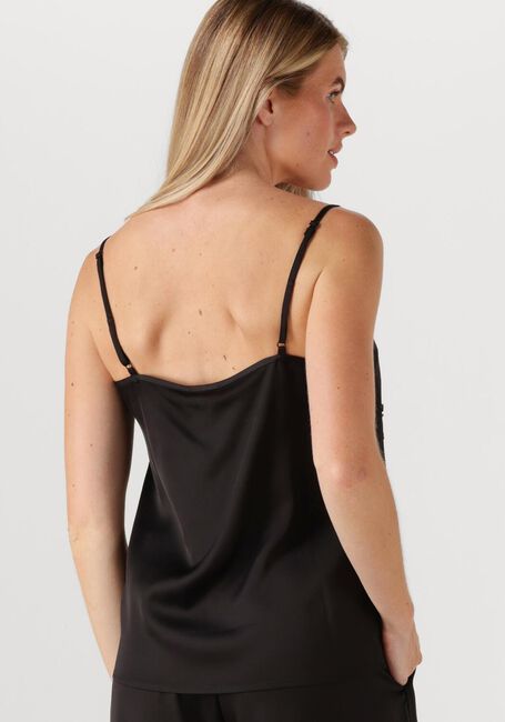 Schwarze ALIX THE LABEL Top LADIES WOVEN SATIN BEADED CAMISOLE - large