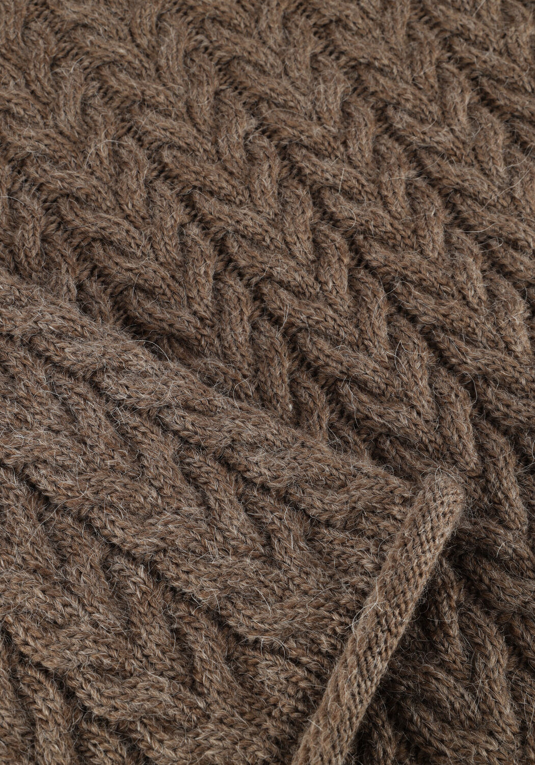 Braune MODSTR&Ouml;M Pullover KURTISMD O-NECK - large