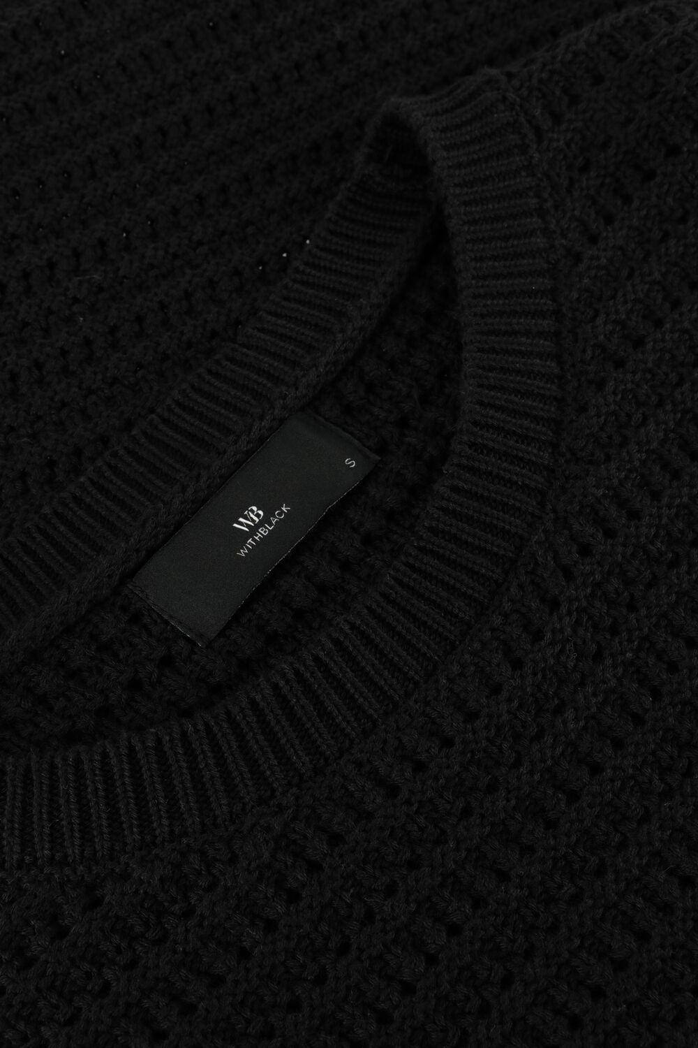 Schwarze WITHBLACK T-shirt WBLKINDRA SS TEE - large