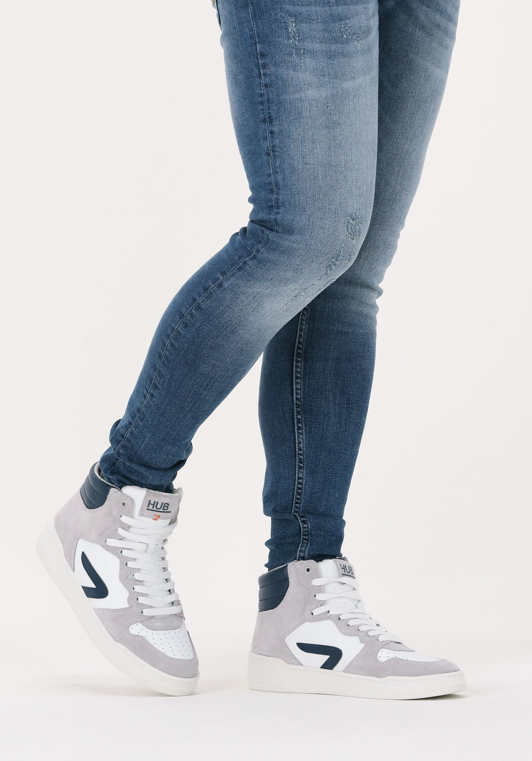 Wei&szlig;e HUB Sneaker High COURT-Z HIGH - large