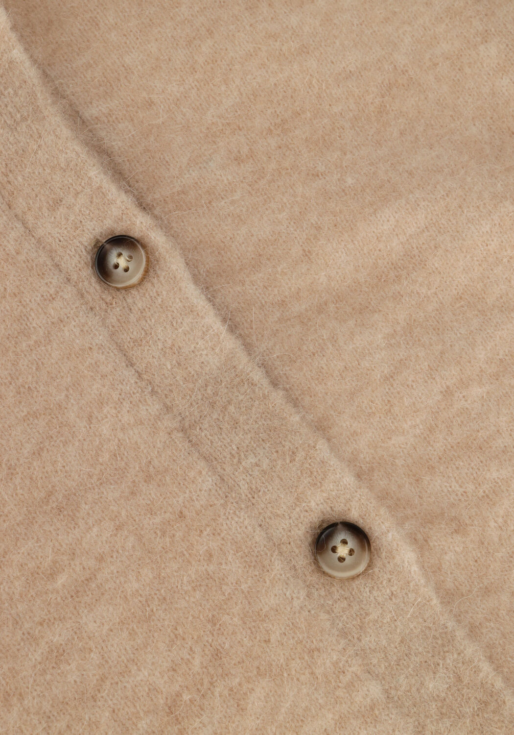 Camelfarbene KNIT-TED Strickjacke DANNY - large