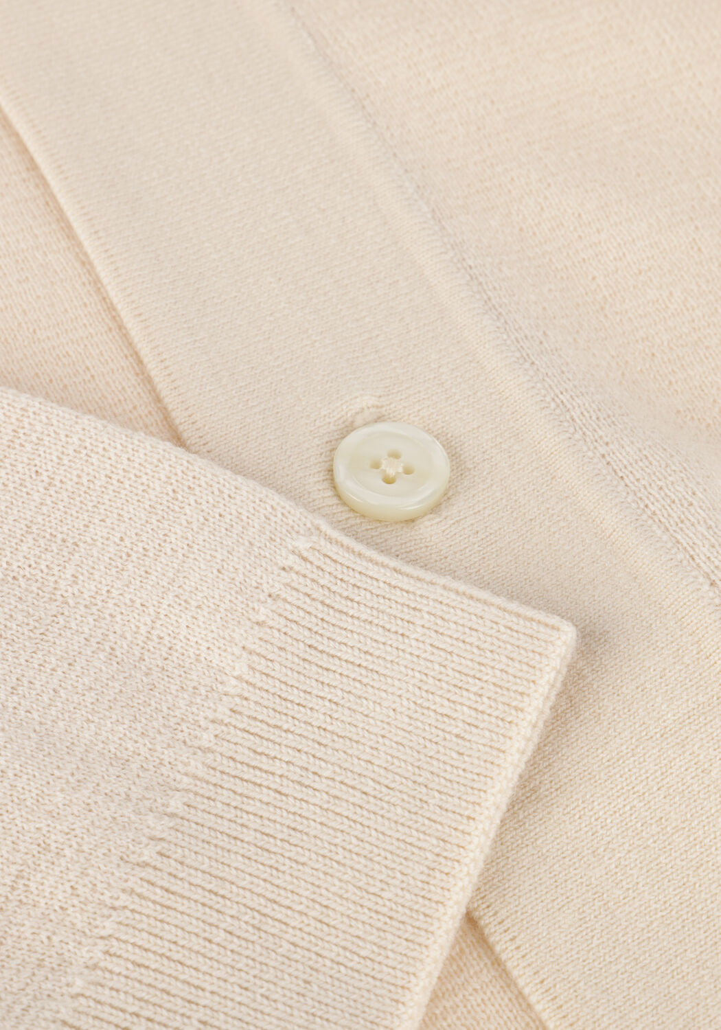 Ecru SELECTED MEN Pullover & Cardigans LSHTRAY LS KNIT MERINO BUTTEN CARDIGAN - large