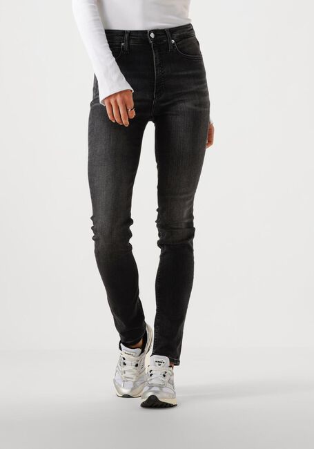 Graue CALVIN KLEIN Skinny jeans HIGH RISE SKINNY - large