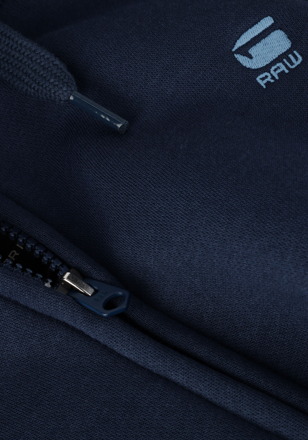 Blaue G-STAR RAW Strickjacke PREMIUM CORE HDD ZIP SW L/S - large