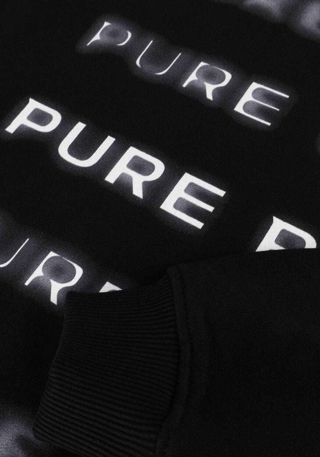 Schwarze PURE PATH Sweatshirt LOOSE FIT SWEATERS CREWNECK305 - large