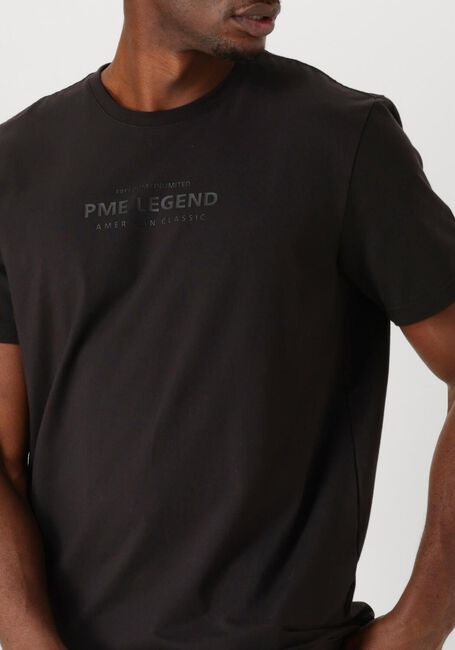 Schwarze PME LEGEND T-shirt SHORT SLEEVE R-NECK COTTON ELASTANE JERSEY - large