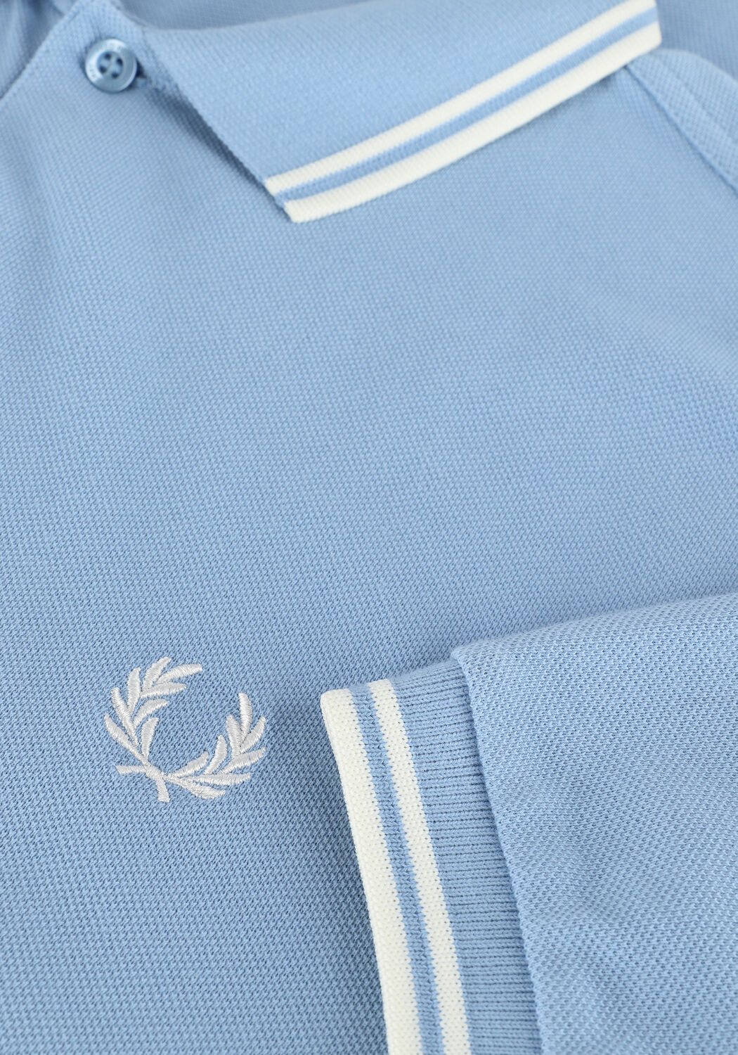 Hellblau FRED PERRY Polo-Shirt TWIN TIPPED FRED PERRY SHIRT - large