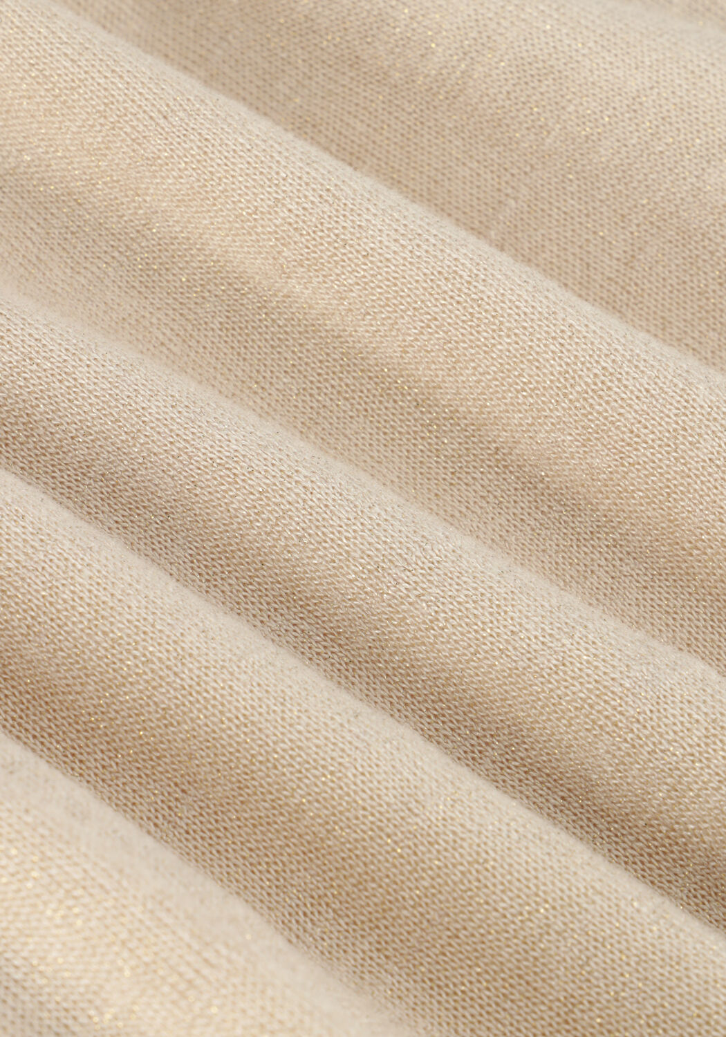 Goldfarbene LIKE FLO Midikleid METALLIC JERSEY DRESS - large