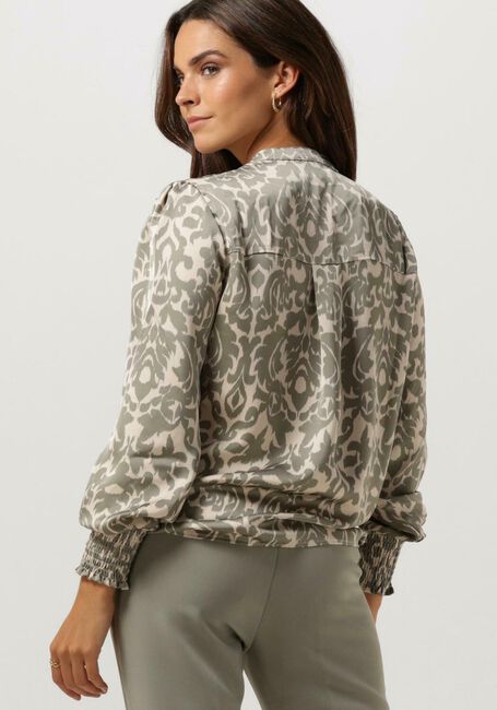 Grüne NEO NOIR Blusen KALA FLOWER BLUR BLOUSE - large