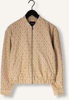 Beige ALIX THE LABEL Jack LADIES WOVEN LOGO JACKET Beige ALIX THE LABEL Jack LADIES WOVEN LOGO JACKET - medium