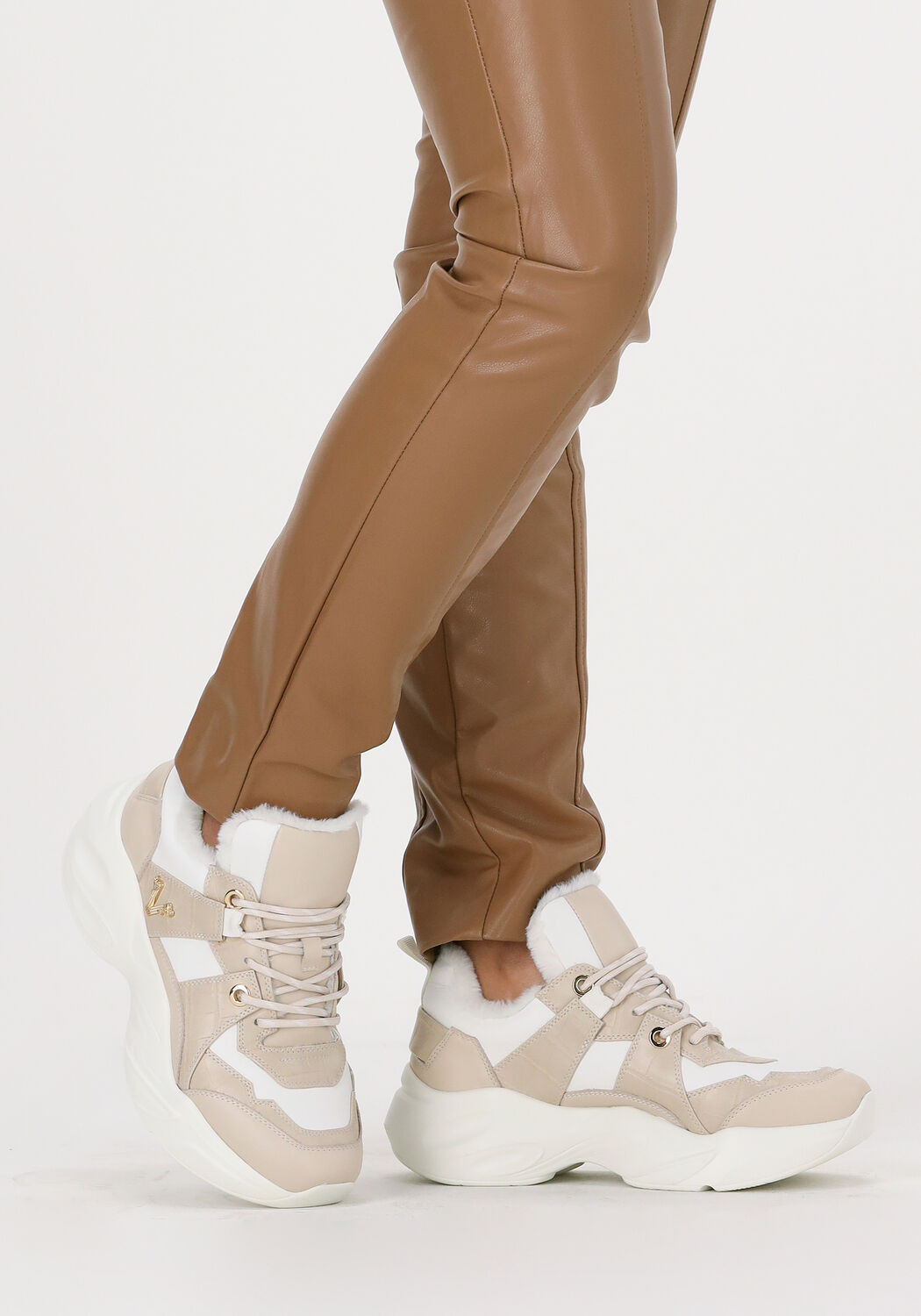 Beige JOSH V Sneaker Low LACY - large