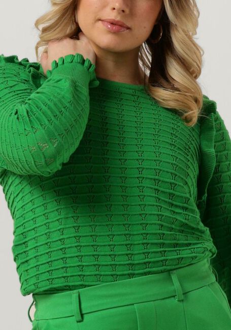Grüne OBJECT Pullover OBJJASMIN L/S KNIT PULLOVERD - large