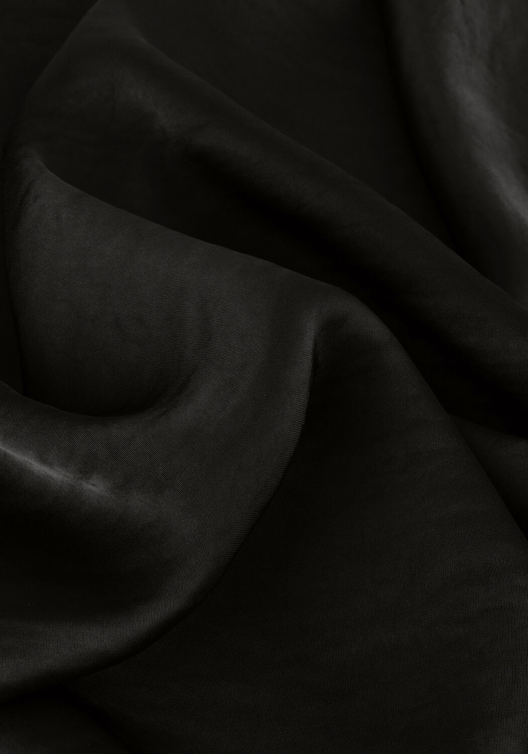 Schwarze NEO NOIR Maxirock VICKY HEAVY SATEEN SKIRT - large