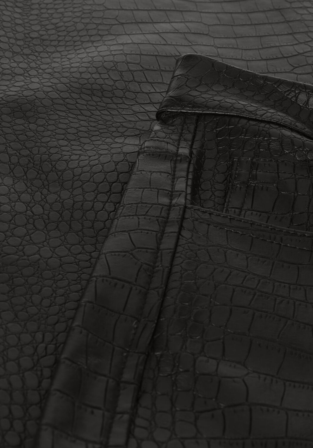 Schwarze CO'COUTURE Hose COBINA CROC PANT - large